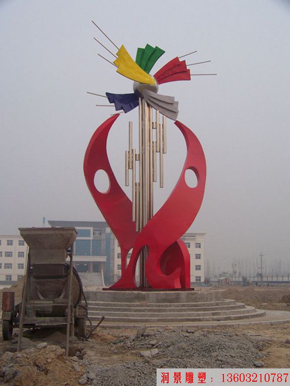濱州市鎮政府不繡鋼雕塑